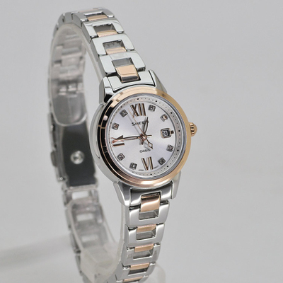 卡西歐SHE-4522SG-7AUPR女士石英表 時尚與精準的結合